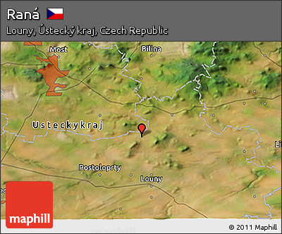Satellite 3D Map of Raná