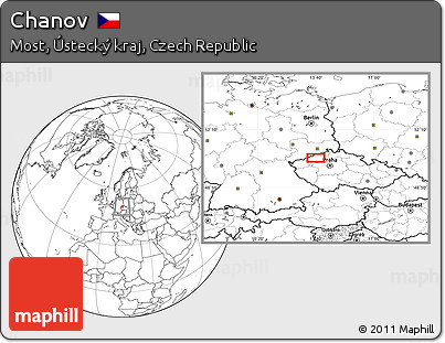 Blank Location Map of Chanov