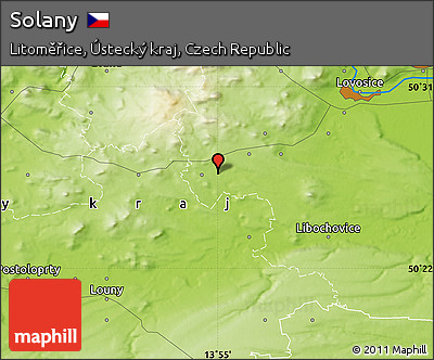 Physical Map of Solany