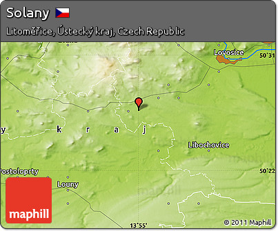 Physical Map of Solany