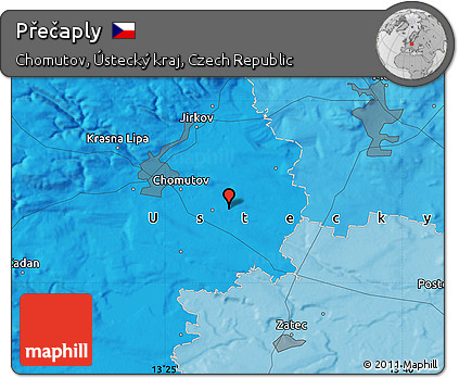 Political Map of Přečaply