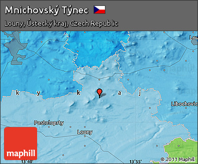 Political Map of Mnichovský Týnec