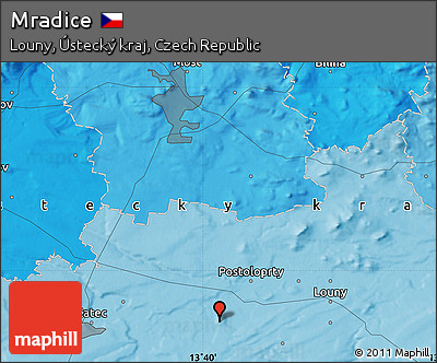 Political Map of Mradice