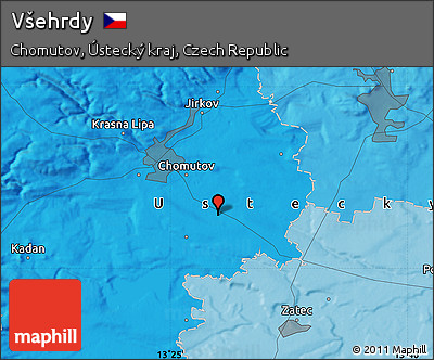 Political Map of Všehrdy