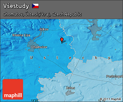 Political Map of Všestudy