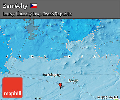 Political Map of Zeměchy