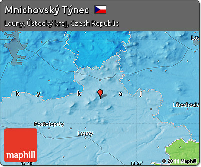 Political Map of Mnichovský Týnec