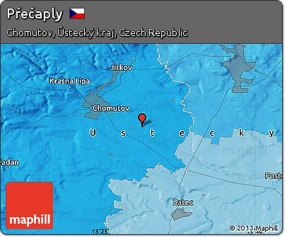 Political Map of Přečaply