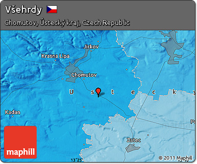 Political Map of Všehrdy