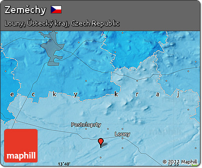 Political Map of Zeměchy