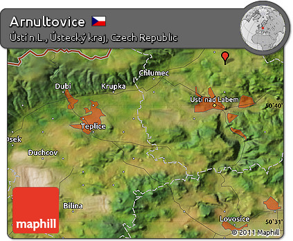 Satellite Map of Arnultovice