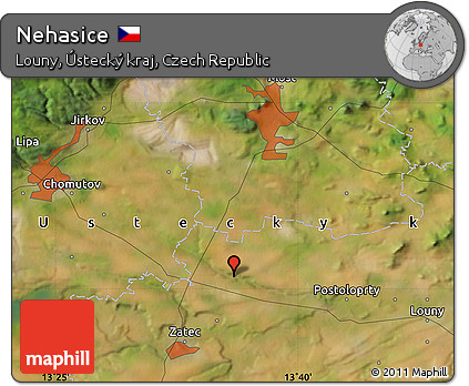 Satellite Map of Nehasice