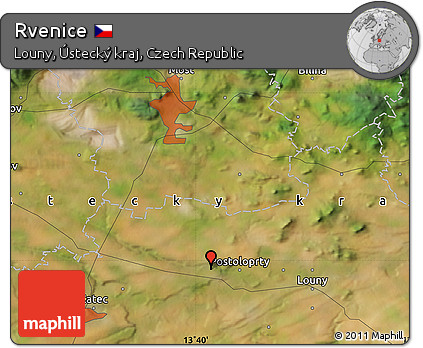Satellite Map of Rvenice