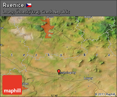 Satellite Map of Rvenice