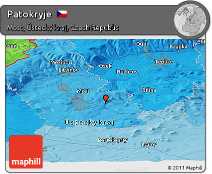 Political Panoramic Map of Patokryje