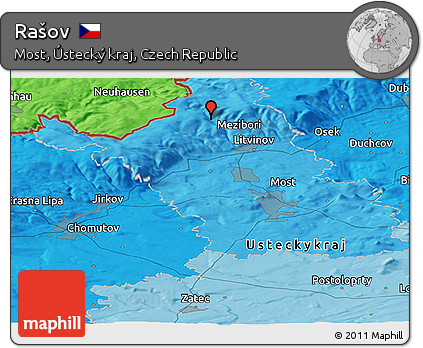 Political Panoramic Map of Rašov