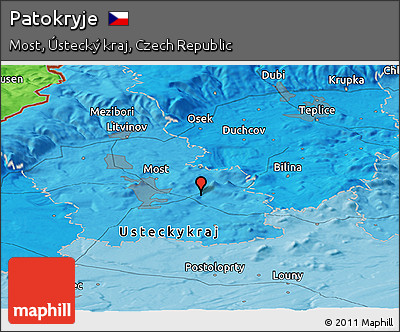 Political Panoramic Map of Patokryje