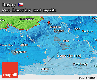 Political Panoramic Map of Rašov