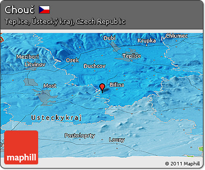 Political Panoramic Map of Chouč