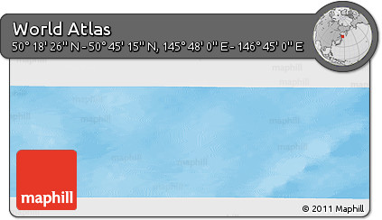 Physical Panoramic Map of the Area around 50° 31' 50" N, 146° 16' 30" E