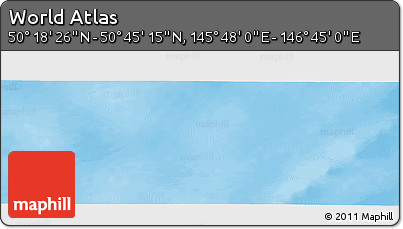 Physical Panoramic Map of the Area around 50° 31' 50" N, 146° 16' 30" E