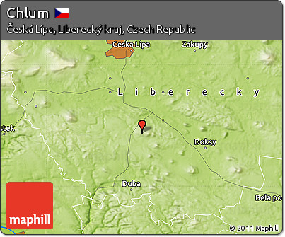 Physical Map of Chlum