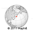 Outline Map of the Area around 50° 31' 50" N, 153° 4' 29" E, rectangular outline