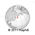 Outline Map of the Area around 50° 31' 50" N, 157° 19' 29" E, rectangular outline