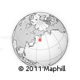 Outline Map of the Area around 50° 31' 50" N, 158° 10' 30" E, rectangular outline