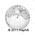 Outline Map of the Area around 50° 31' 50" N, 164° 49' 29" W, rectangular outline