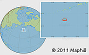 Savanna Style Location Map of the area around 50° 31' 50" N, 168° 13' 29" W