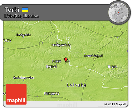 Physical 3D Map of Torki