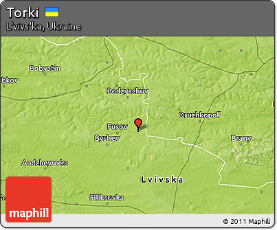 Physical 3D Map of Torki
