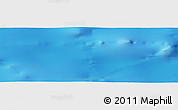 Shaded Relief Panoramic Map of the area around 50° 31' 50" N, 25° 25' 29" W