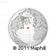 Outline Map of the Area around 50° 31' 50" N, 34° 46' 29" W, rectangular outline