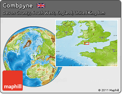 Physical Location Map of Combpyne