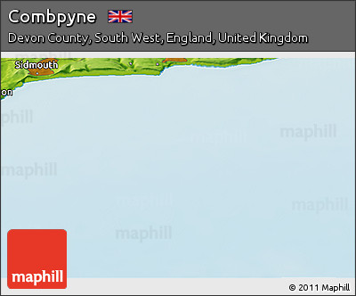 Physical Panoramic Map of Combpyne