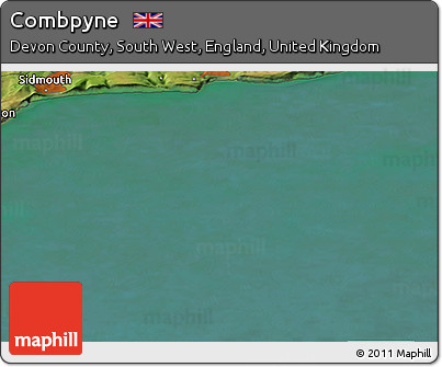 Satellite Panoramic Map of Combpyne