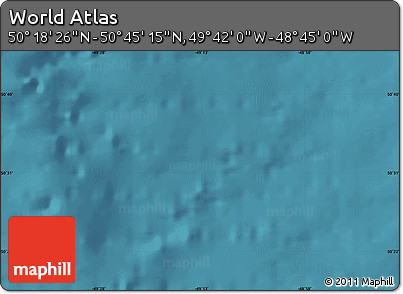 Satellite Map of the Area around 50° 31' 50" N, 49° 13' 30" W
