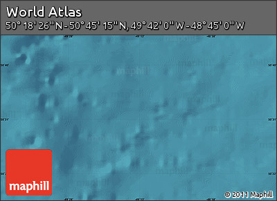 Satellite Map of the Area around 50° 31' 50" N, 49° 13' 30" W