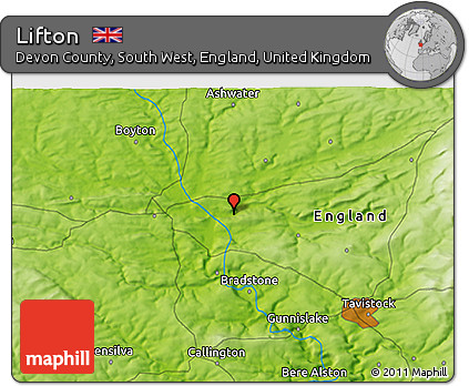 Physical 3D Map of Lifton