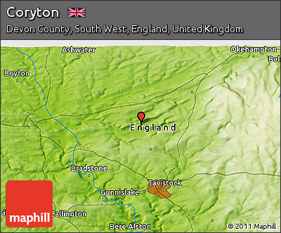 Physical 3D Map of Coryton