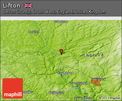 Physical 3D Map of Lifton