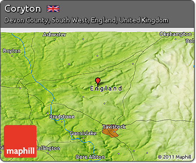 Physical 3D Map of Coryton