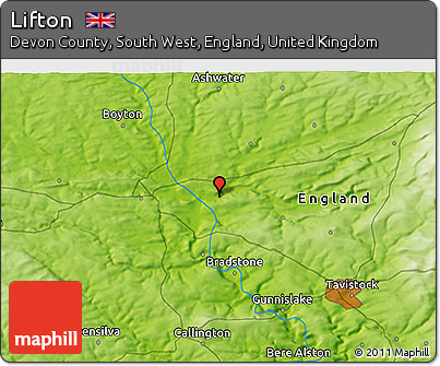 Physical 3D Map of Lifton