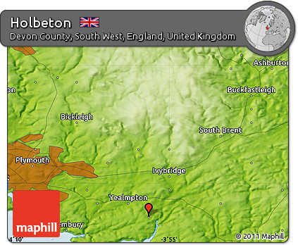 Physical Map of Holbeton