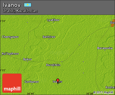 Physical Map of Ivanov