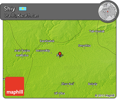 Physical 3D Map of Shiy