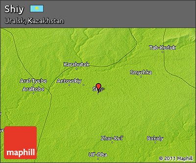 Physical 3D Map of Shiy