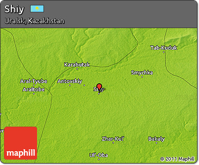 Physical 3D Map of Shiy